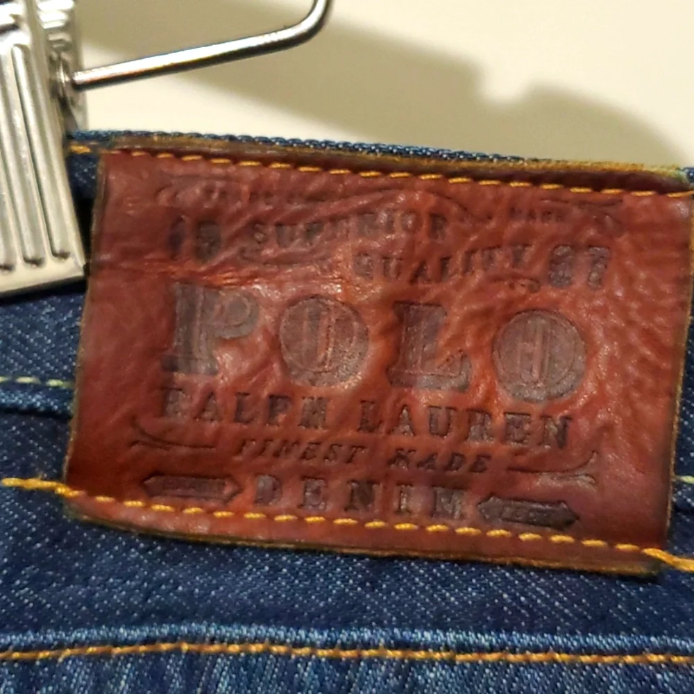Polo Ralph Lauren‎ Classic Fit 867 Denim Stratford Blue Distressed Jeans 42/30